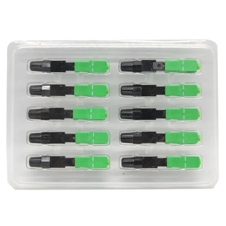 Drop Cable FTTH Fiber Optic Tool Kit Installing Optical Fiber Fast Connector