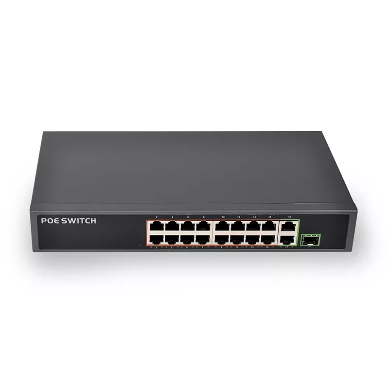 Оптовая продажа 16-портовый коммутатор питания через Ethernet 100 м обратного RPOE коммутатор для IP камера sdapo PSE1816GSR V2.0