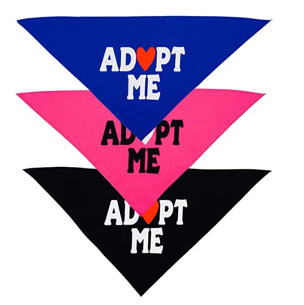 Custom cotton fabric dog collar bandana cute pet neckwear bandana for birthday