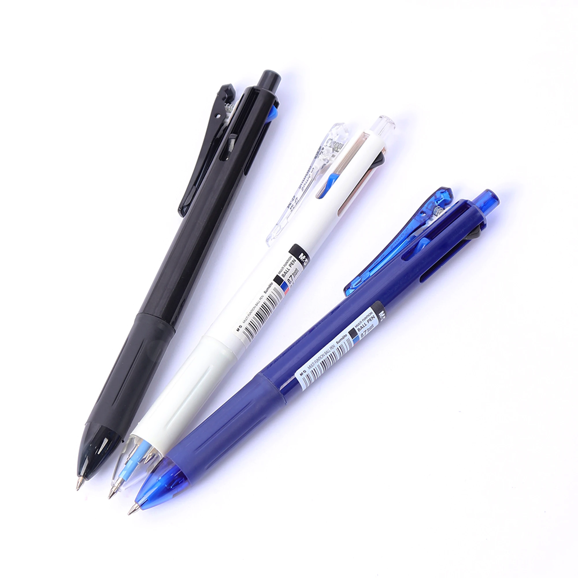 Custom 3 Color Pen in One Multi-colored Ballpoint Pen Multi-function ball Pen and Mechanical Pencil with Logo