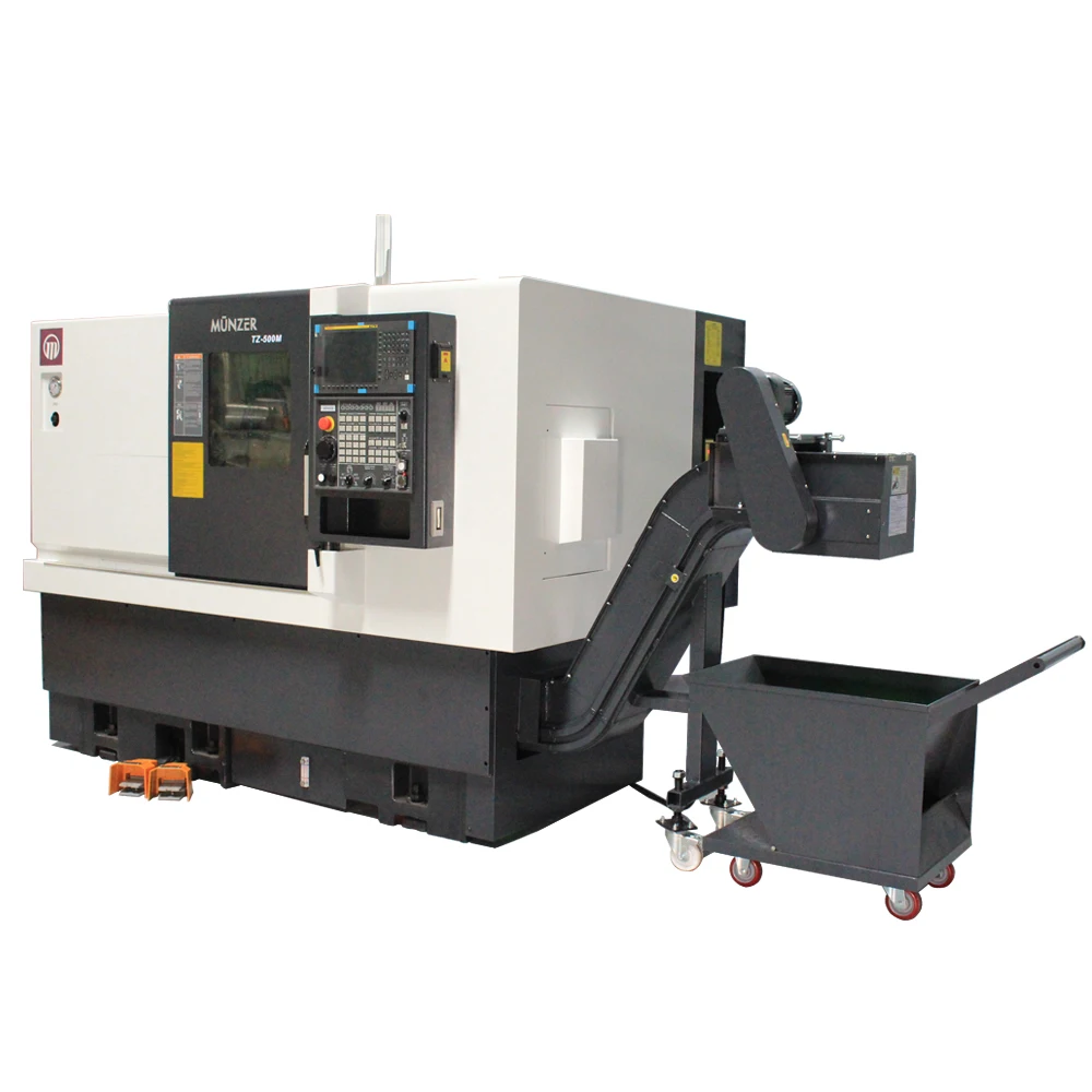 custom slant bed Hyrung CNC Lathe machine orac cnc turning lathe siemens with live tooling