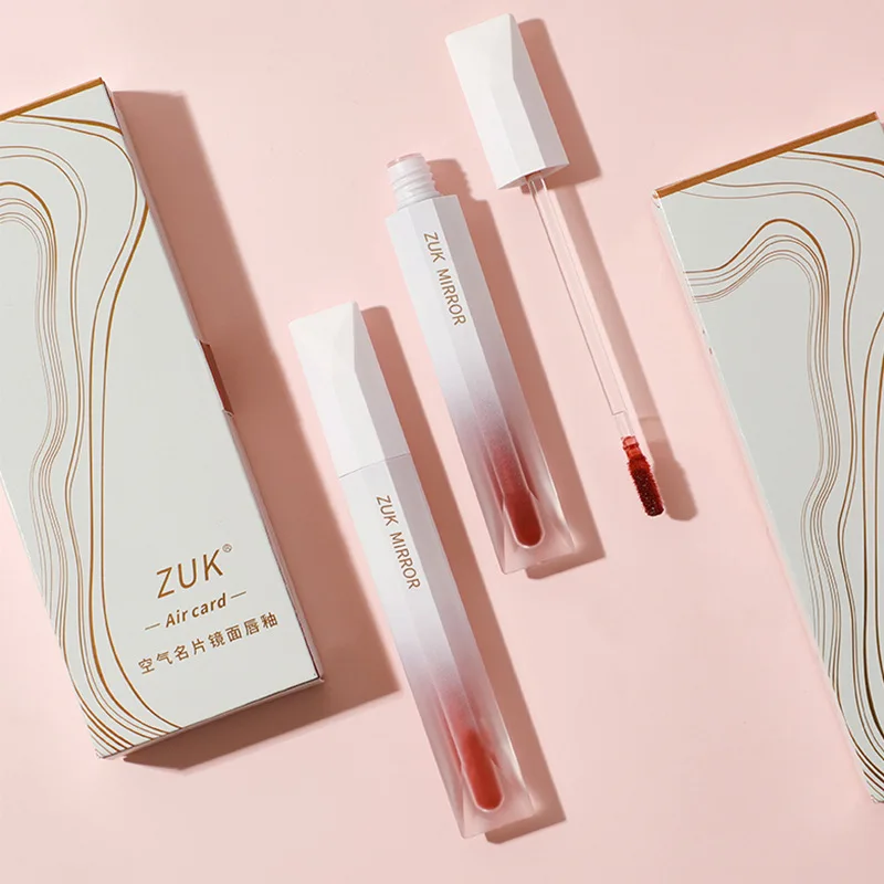 Air mirror water mist lip glaze toot lip lipstick female student  lip gloss niche affordable makeup