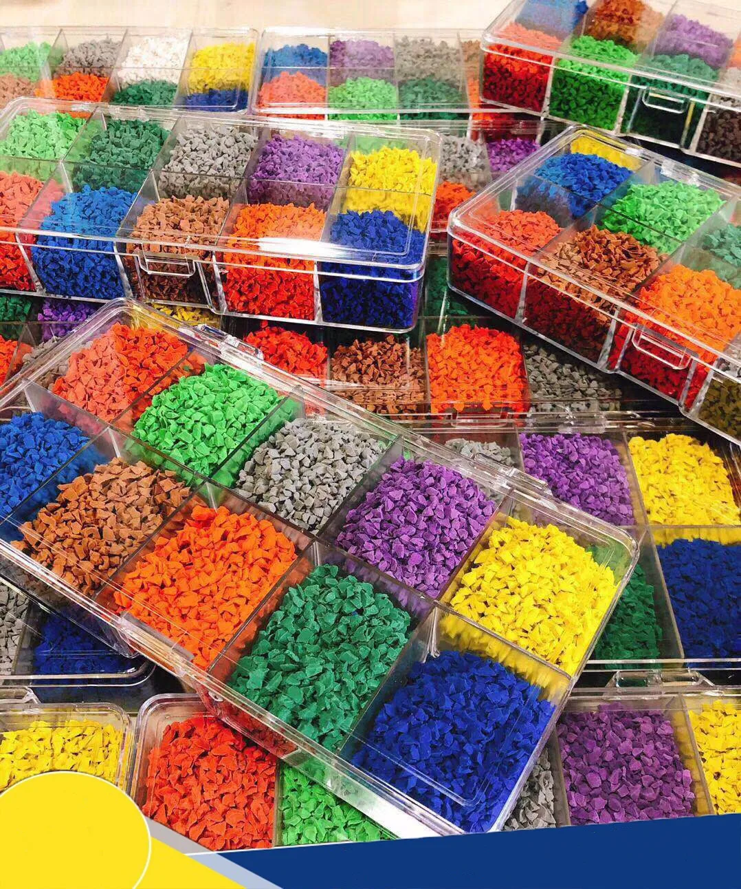 Uni New High Quality Granule Gymnasium Floor Tiles Outdoor Rubber Floor Tiles Indoor Epdm Rubber Granules