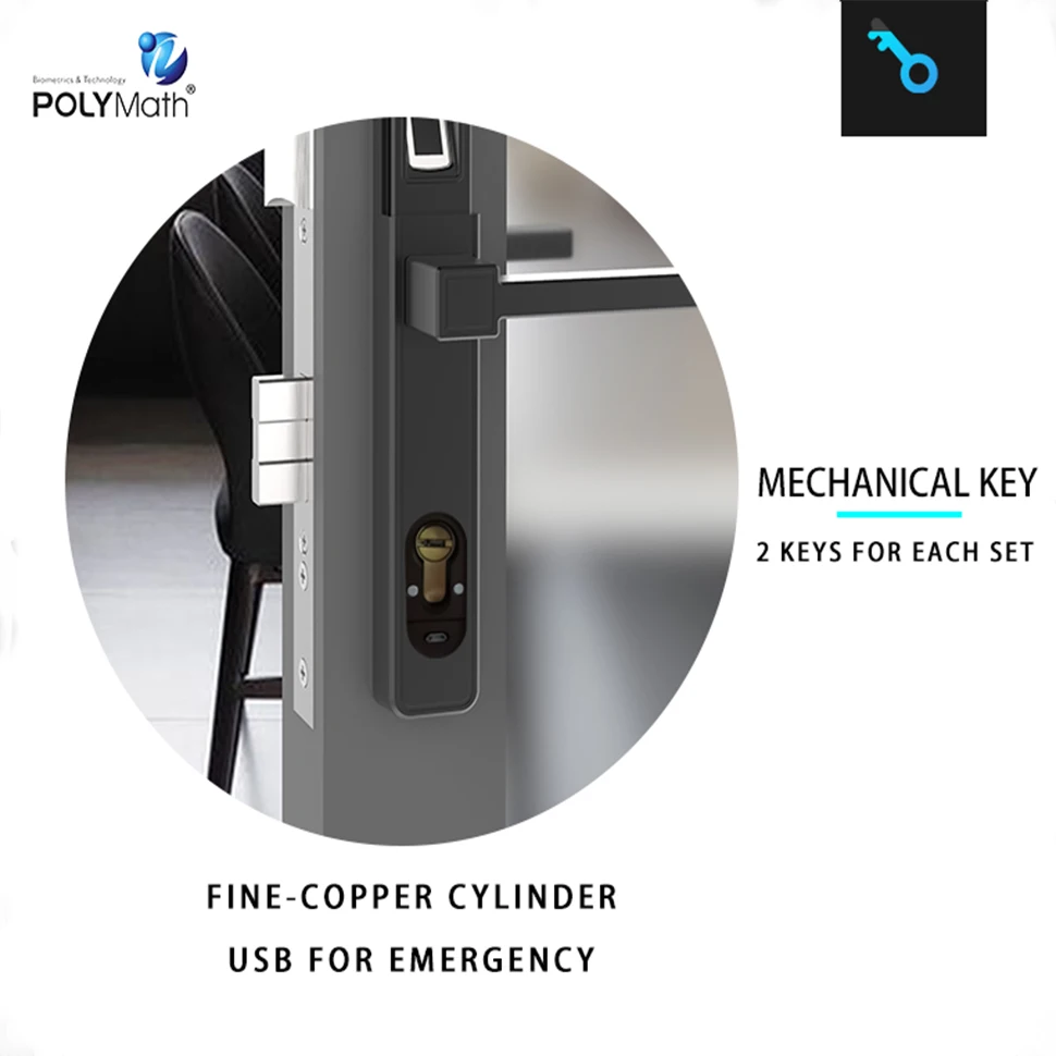 Keyless change smart door lock wifi biometrics fingerprint door lock for Europe with TT lock Tuya App