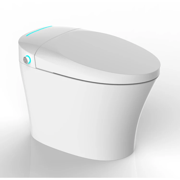 Self clean auto open sensor flush siphonic fully intelligent toilet bowl bathroom floor electronic smart toilet