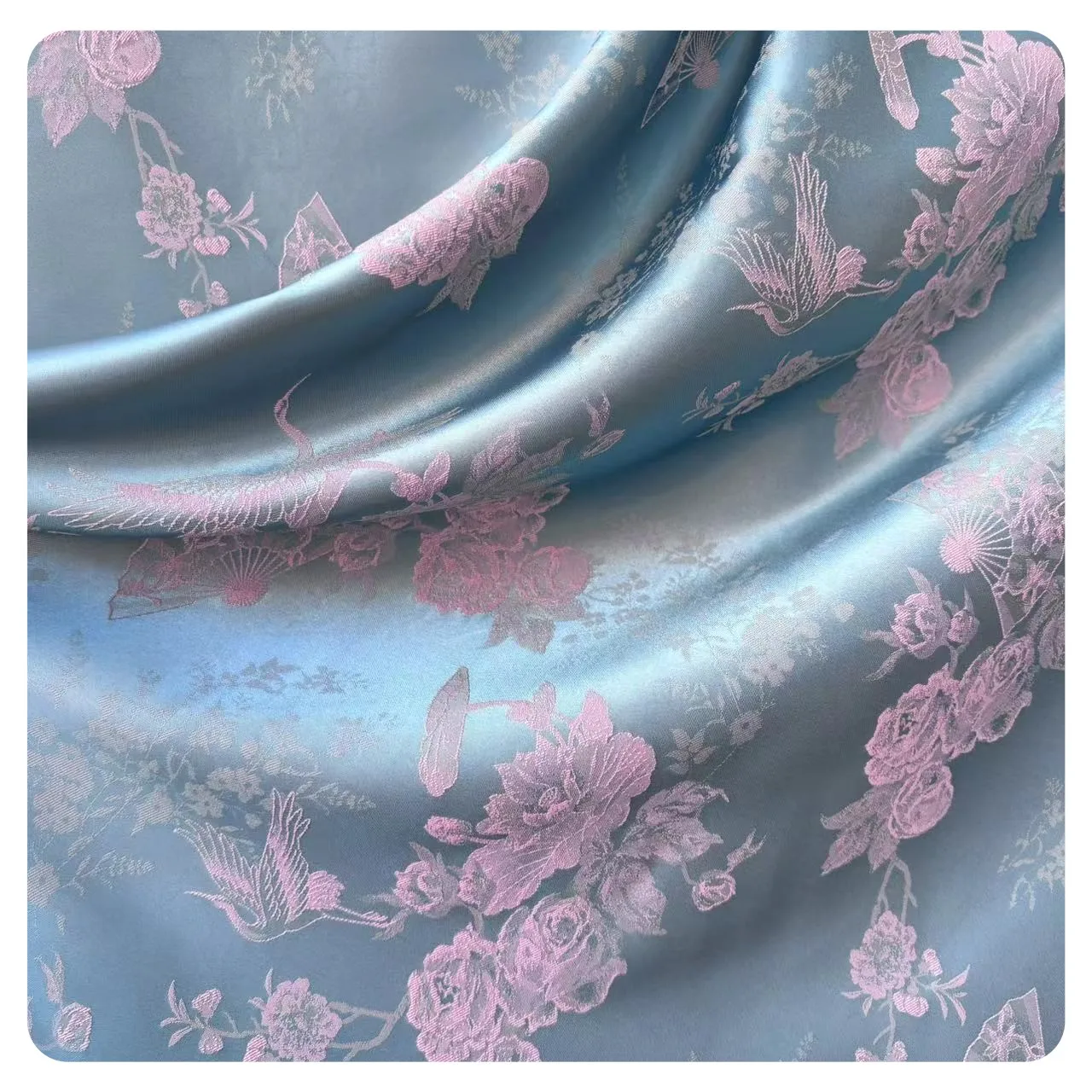HIGH QUALITY SHINY SOFT AND SMOOTH CATIONIC POLYESTER SATIN FABRIC FOR WOMEN DRESS AND SHIRTS