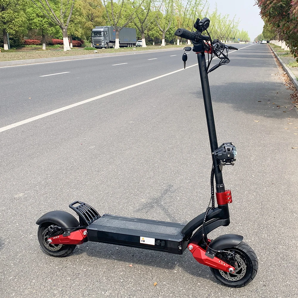 EU Warehouse 2400W 52v dual motor powerful ZERO 10X two wheel 10 inch off road electric scooter for adults