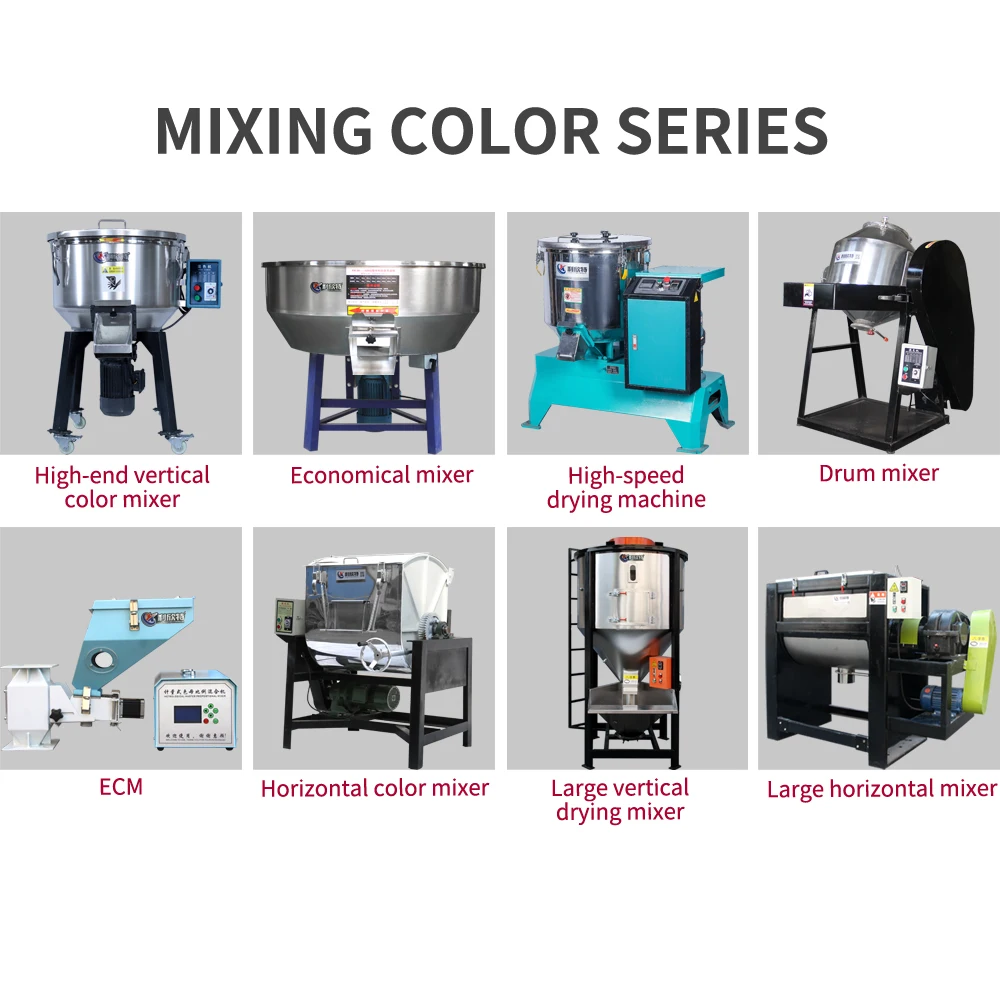Высокопроизводительный пластиковый миксер из нержавеющей стали, высокоэффективный цветной пластиковый миксер в резиновых гранулах
