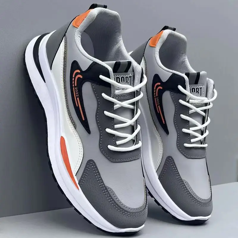 hot sale new sneakers thick sole running shoes outdoor sports comfortable running breathable fashion walking style shoes men