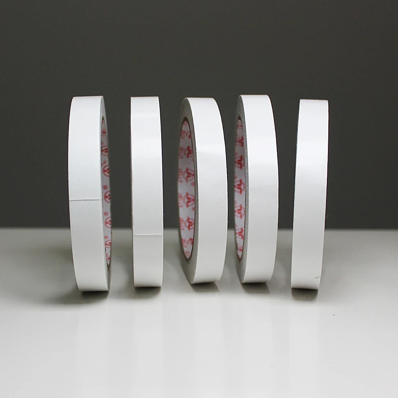 White Yellow Two Sided  Glue Tissue Hot Melt Adhesive Embroidery Tape for Garment Usage