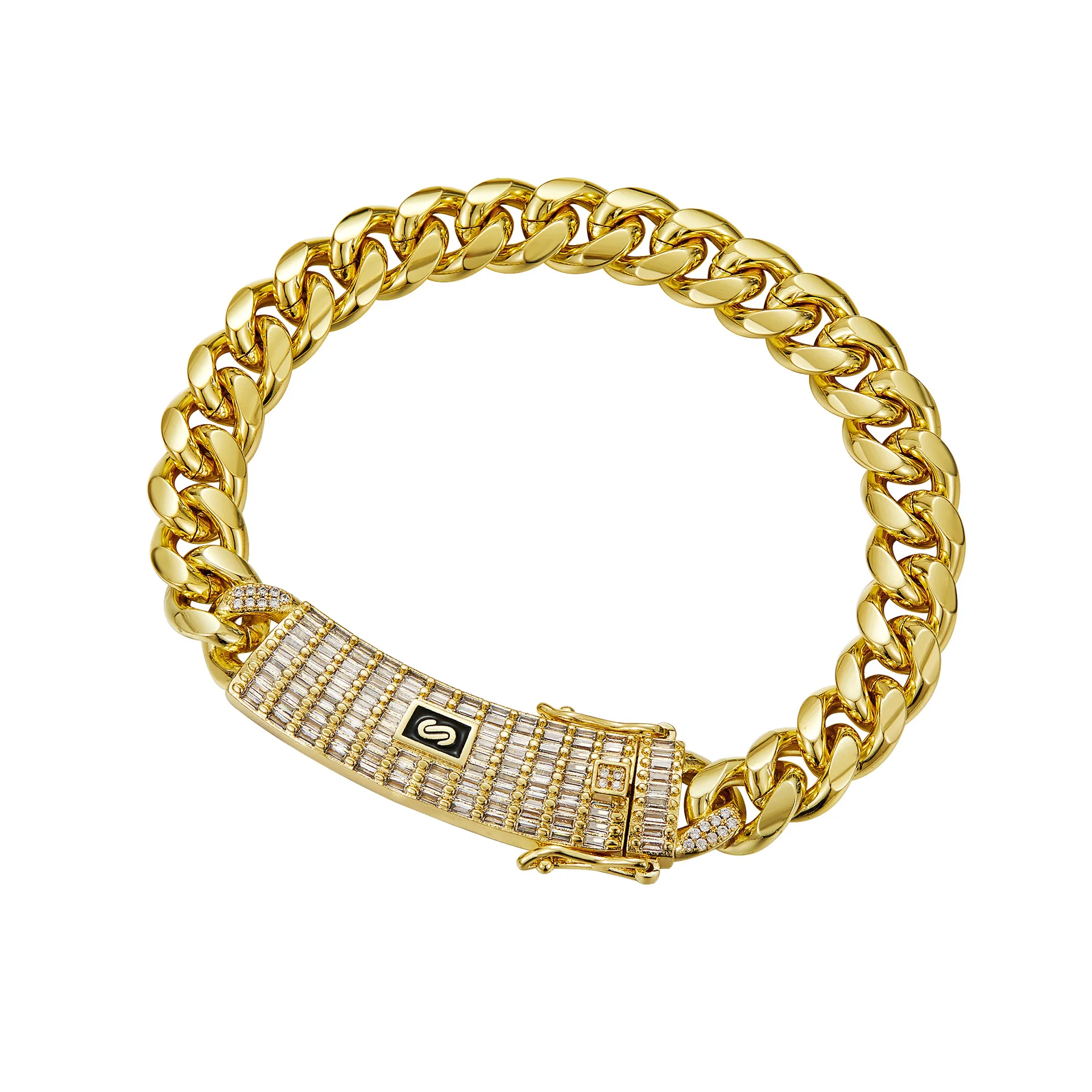 14k 18k Gold Plated 6mm/8mm/10mm/12mm/14mm Stainless steel Monaco Miami Cuban Link Chain Necklace Hiphop Monaco Chain Jewelry