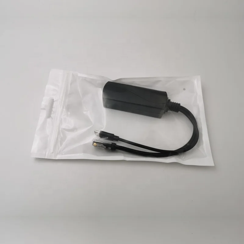 802.3af при стандартном Gigabit 1000 м TYPE-C разделитель POE 48V DC/DC 5V 3A инжектор для Точка беспроводного