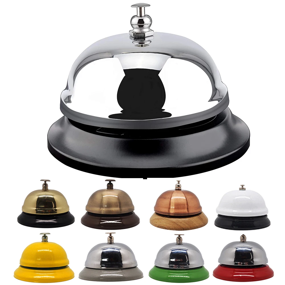 Multipurpose sonido para la comida sino de jantar dinner desk call me bells calling metal big small school bell for cat dogs pet