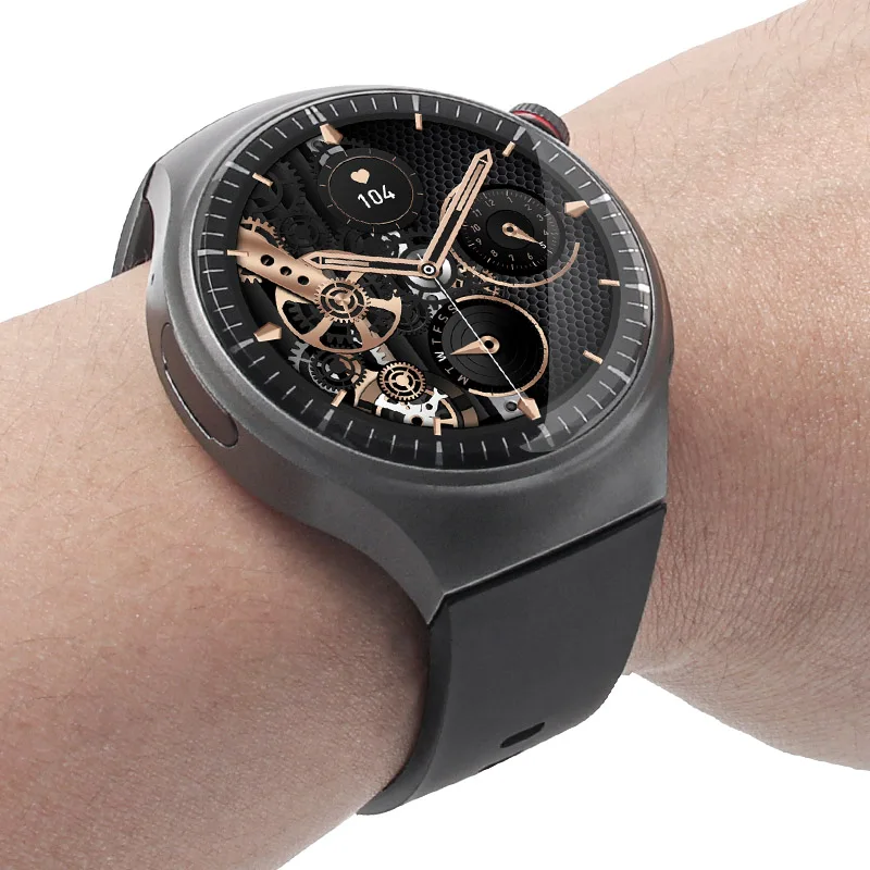 DM80 1.43 Inch AMOLED Round Screen IP67 Android GPS 4G Smart Watch Phone