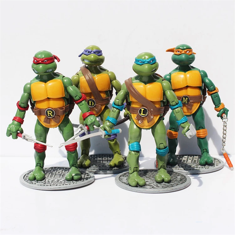 New Arrival Ninja 1990 Movie Version Limited Edition Turtle Figure Model Ornament anime action figures