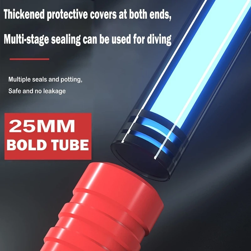 Aquarium Clean Glass UVC Lamp 9W 11W 13W UV Sanitizer Submersible Light with Timer Aquarium Water Clean