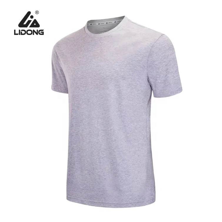 LiDong Sublimation blank fitted t-shirt wholesale custom printing Fashion casual t shirt