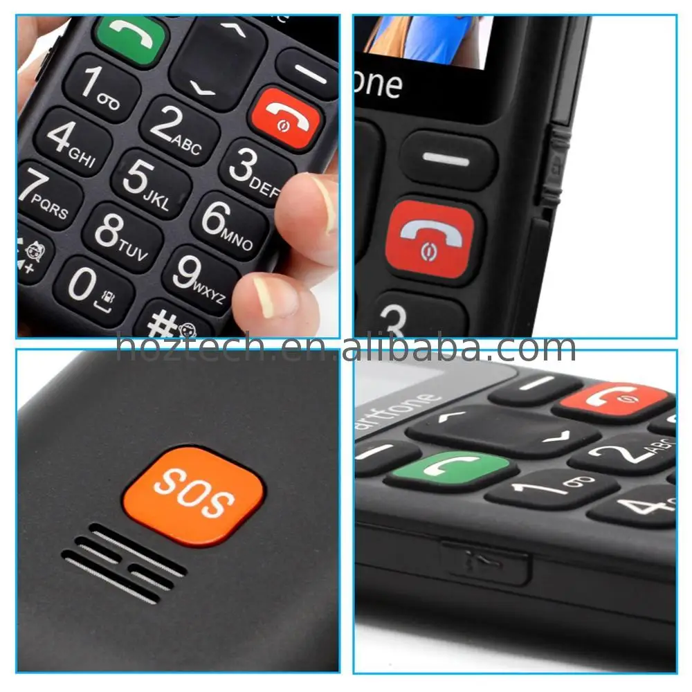 2G Senior Phone for elderly people CS181 MTK Dual SIM card Featurepone big font big speaker long standby