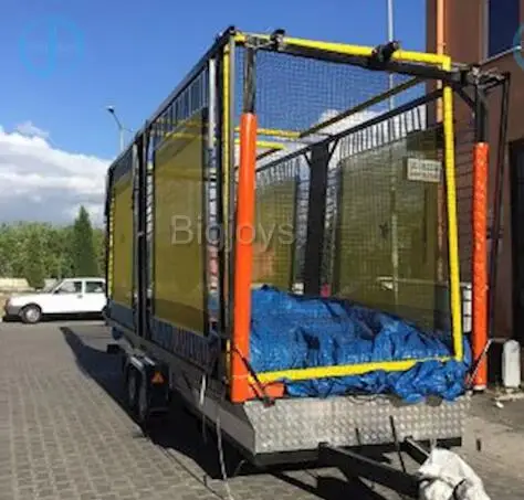 Moveable Trampoline Park   Folding Trampoline with Trailer for Sale