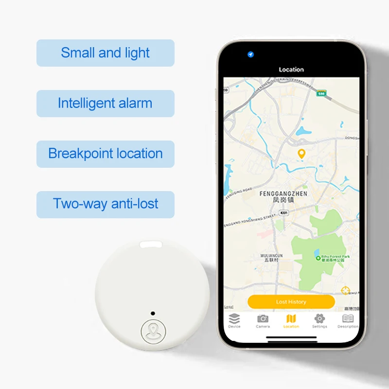 Smart Anti-Lost Device Pet Bag Wallet Tracker MINI GPS Pet Dog Cat Kids Tracking Device Anti-Lost Device Tracker