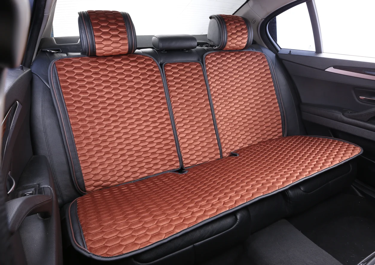 Универсальная подушка для автомобильного сиденья Rownfur новый дизайн бархатный материал сотовый