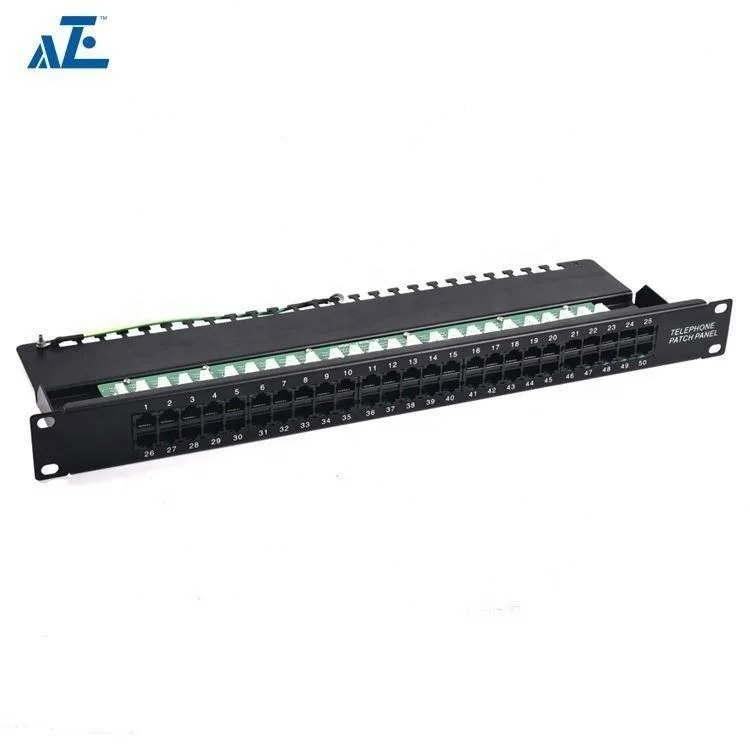 1U 25 порт Media корпус Cat3 Rj11