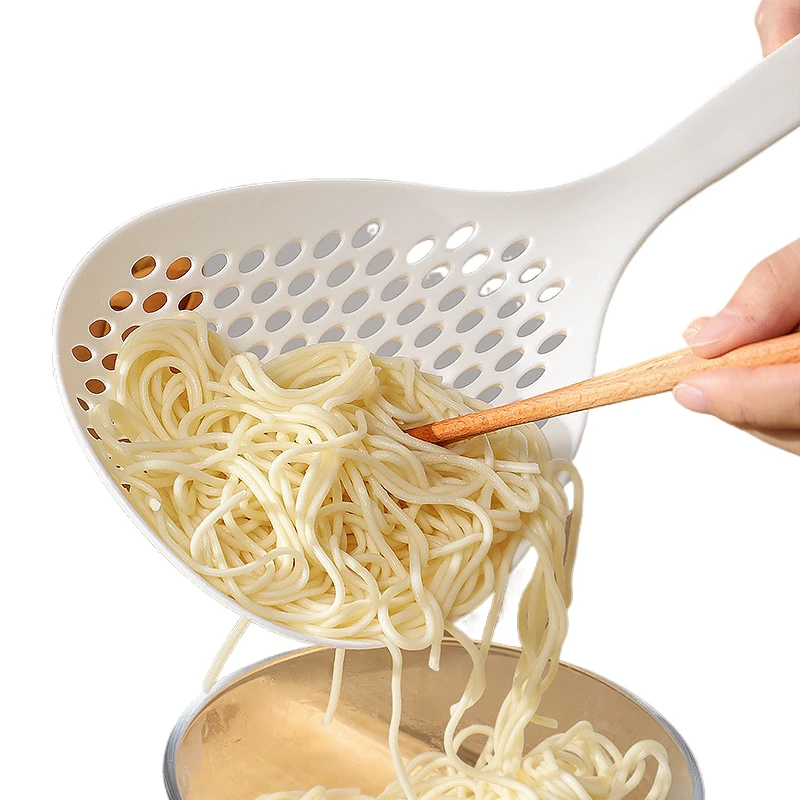 Colander large kitchen multi-purpose noodles strainer home ladle non-slip round strainer drain