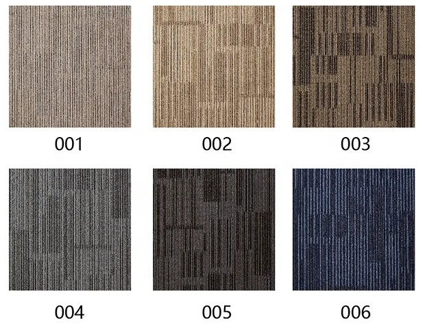Newly Launched PP Carpet Tiles/Nylon Carpet Tiles/Eco-friendly pvc modern modular bitumen Backing Carpet Tiles Technics Jacquard