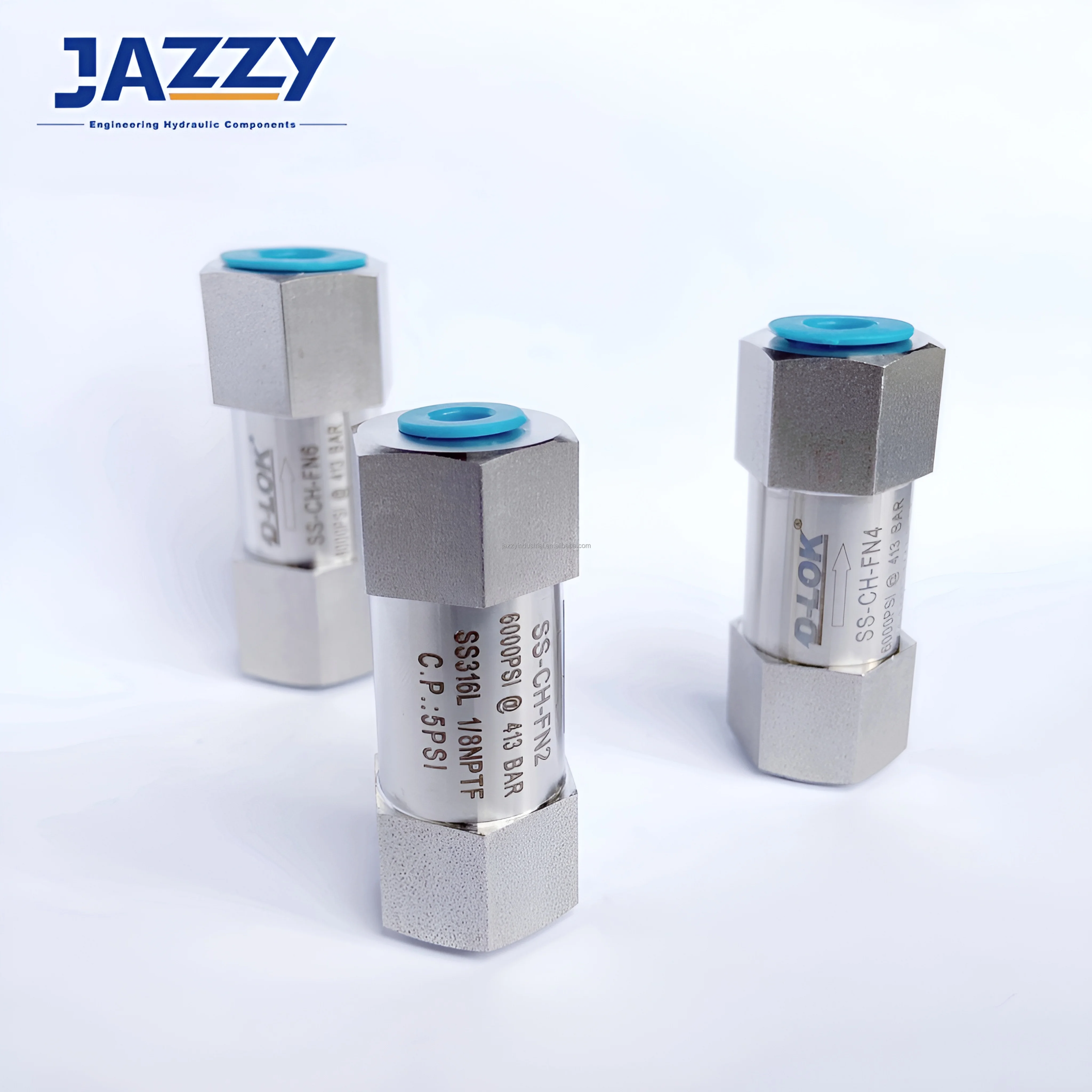 JAZZY 6000PSI CH FN16 Ss316L Hydraulic Needle Valves HNH GVB MN8 HPB CH Ball Globe Check Instrumentation Valve