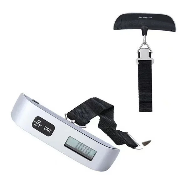 2023 Hot Selling Travel Bag 50kg ABS Digital Hanging Luggage Scale Portable Handheld Weighing Device for Kitchen Use