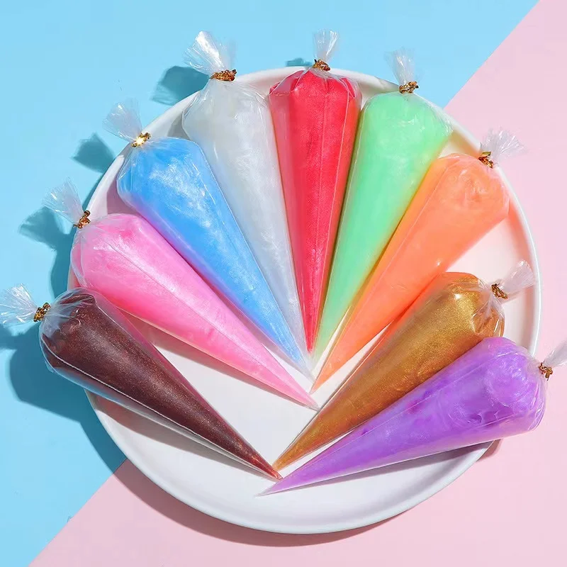 2022 NEW Whipped Pearlescent Cream Gum Deco Clay air dry simulate food cream slime Creative phone case Diy Toy