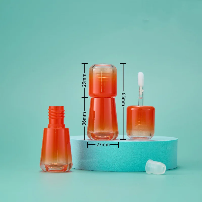 CCG-040 New Design High Grade Custom Logo Wholesale Mushrooms Shape Lip Gloss Tube Plastic Cosmetic Lipstick Tube