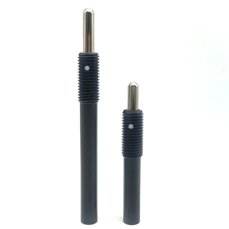Factory Price Loose Prevention Carbon Steel Black Color Spring Plunger Pin for Slope Surface