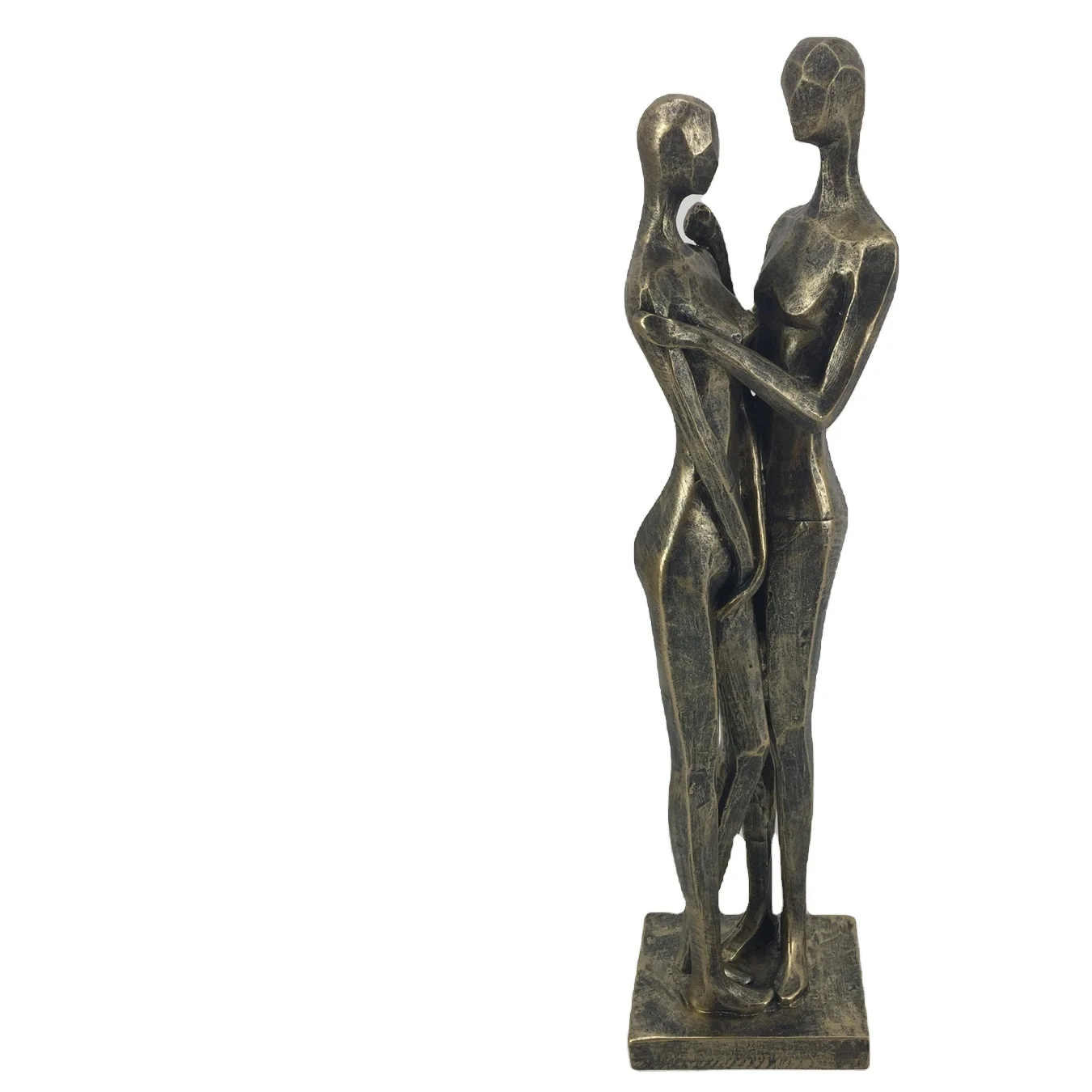 Фабричная скульптура на заказ, статуя из смолы, фигурка влюбленной пары