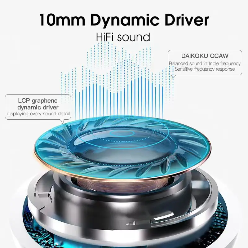 Long battery life audifonos QCY MeloBuds HT05 ANC Noise cancelling earbuds Sports Gaming Headset wireless TWS earphone headphone