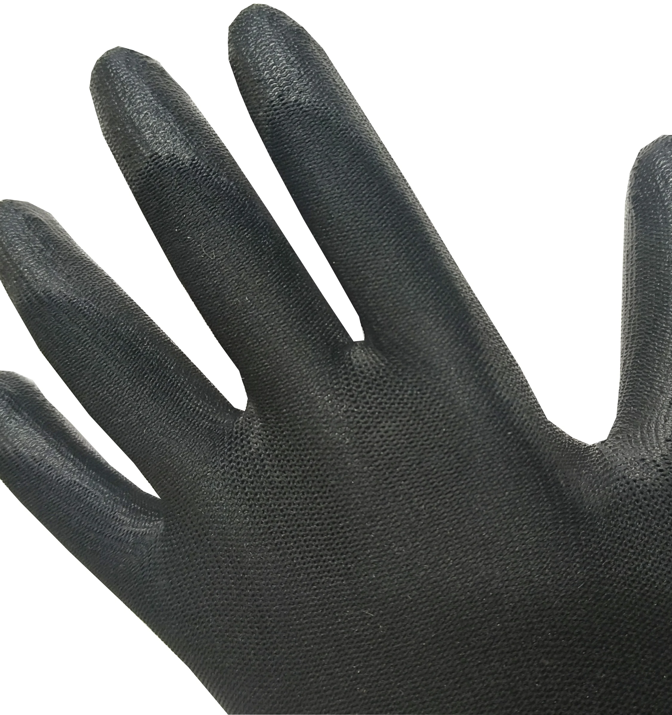 Carbon Fiber Touchscree Gloves with Polyurethane Coating, Safety Gloves for Light Duty Work