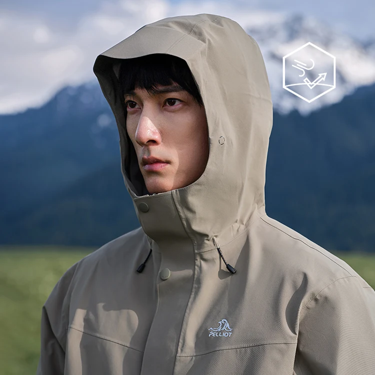 Custom Winter Outdoor Clothing winter hiking single layer windproof Waterproof Jackets