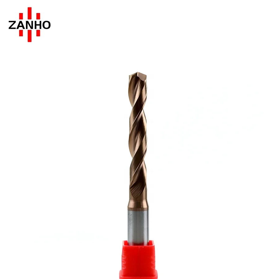 ZANHO HRC55 & HRC60 Solid Carbide Twist Drills (3D & 5D) for Wood Application