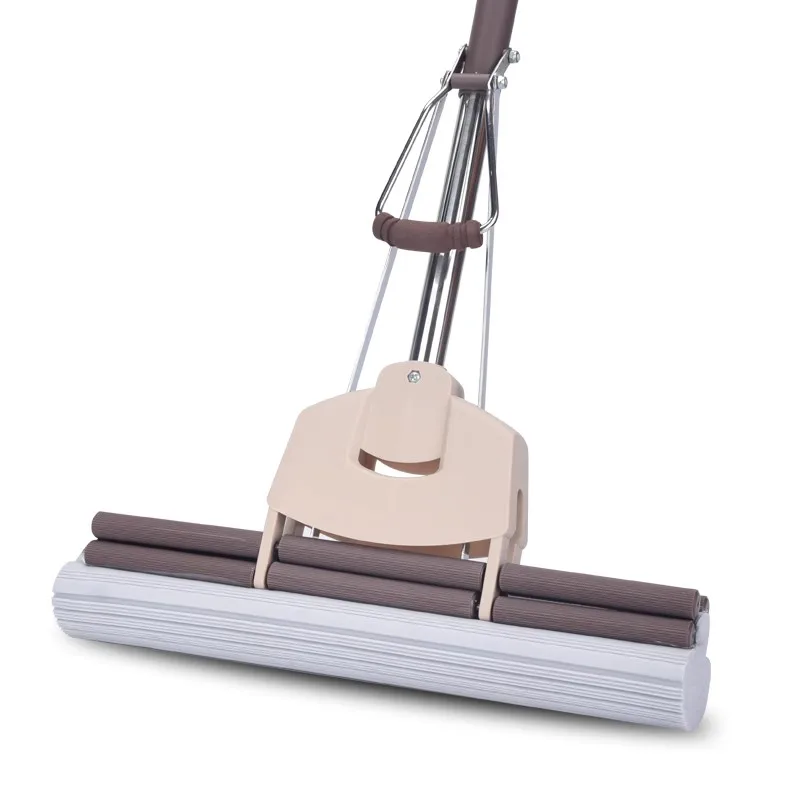 Mop smart cleaning floor adjustable squeeze Pva sponge mop 27cm absorbent mop