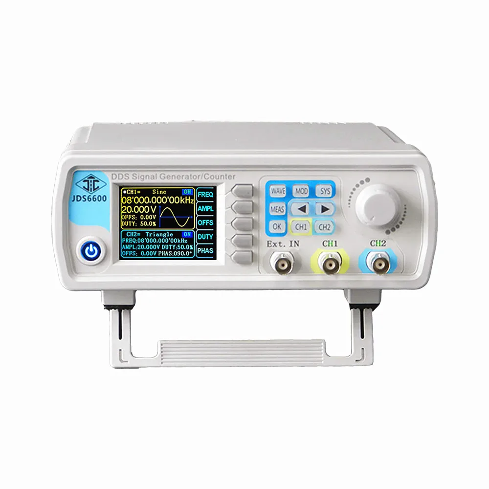 JDS6600 15MHZ Series Digital Control Dual-Channel DDS Function Signal Generator Frequency Meter Arbitrary Sine Waveform