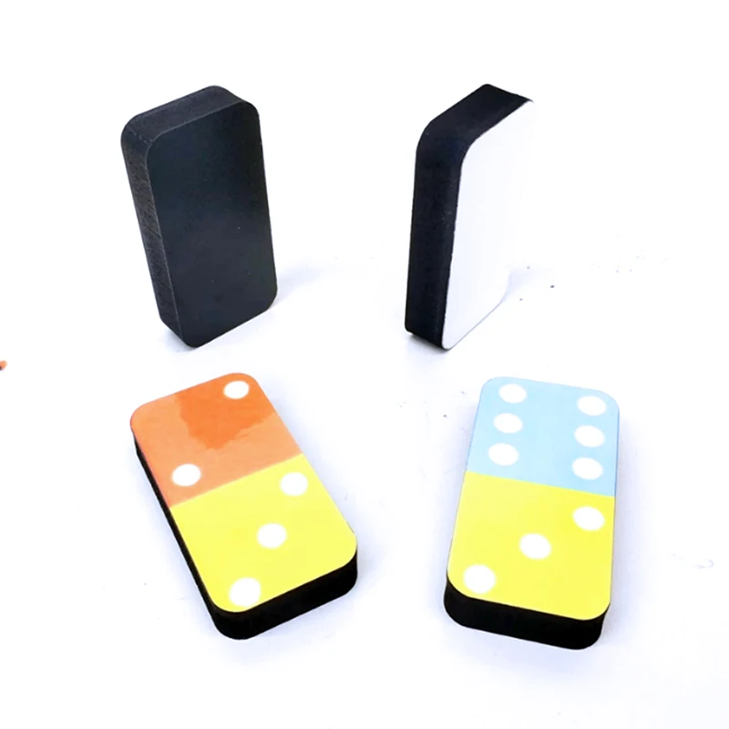 Sublimation dominoes set kid toy building blocks mdf wooden sublimation blank dominoes