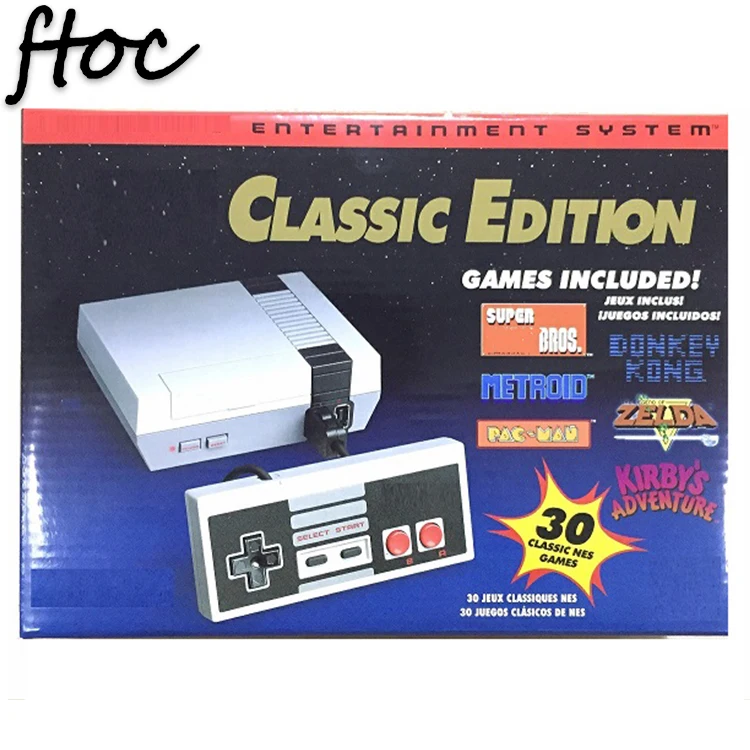 Фабричная Ретро ТВ игровая консоль мини ретро Консоль Игры для Ninte Ndo 30 классических игр