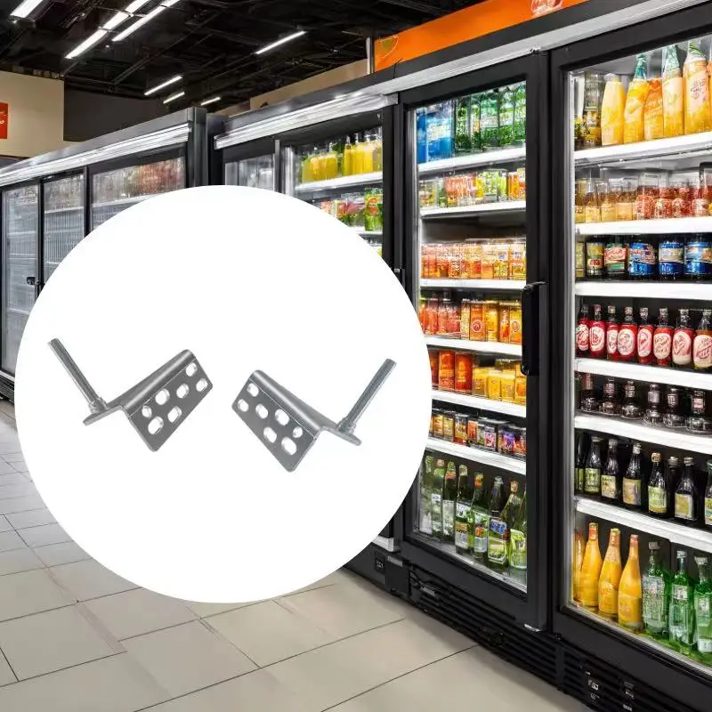 Refrigerator door hinge used to fix the chiller door at the four corners of the cooler freezer accessories