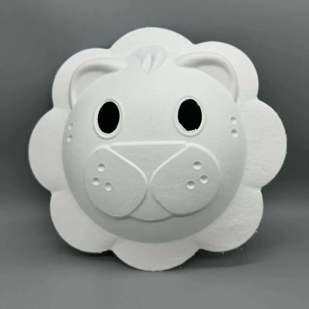 Costume diy paper pulp anime face mask