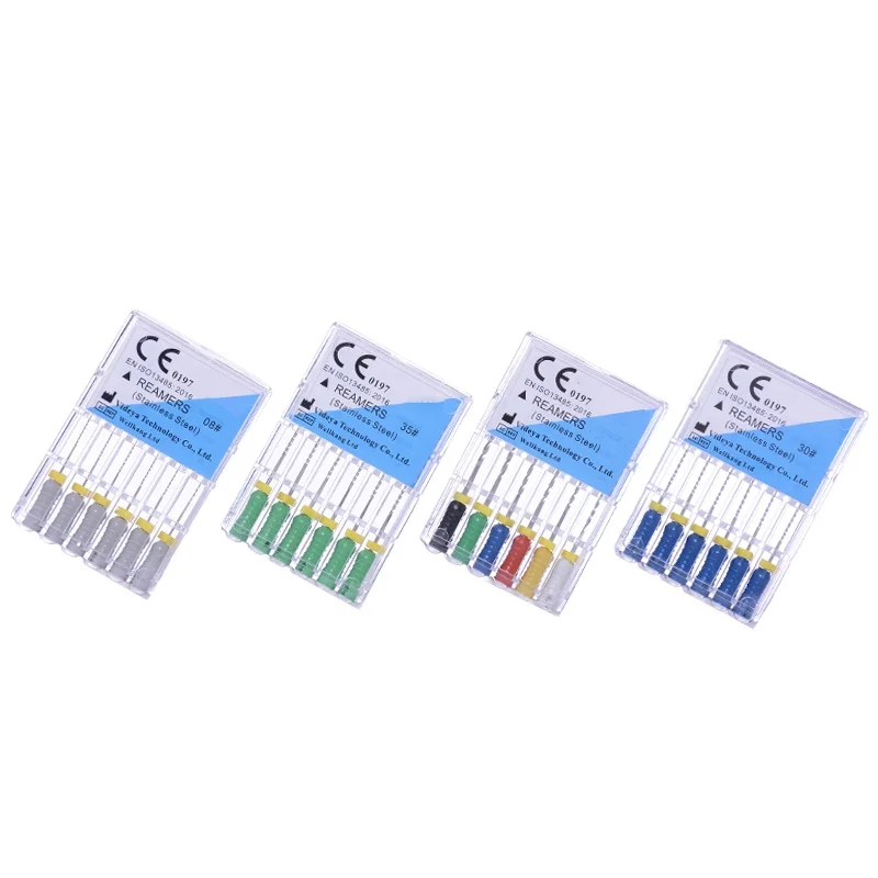 Dentist Tool Endodontic Root Canal Stainless Steel Hand Use Reamers Files