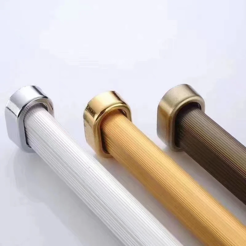 Light Weight Hardware accessories Polished Chrome 16mm/25mm closet rod holders For clothes