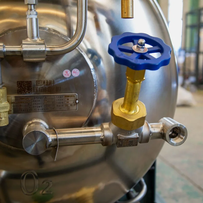 195L LOX  Liquid Oxygen Dewar Cylinder Dura Cryogenic Cylinders From China Factory