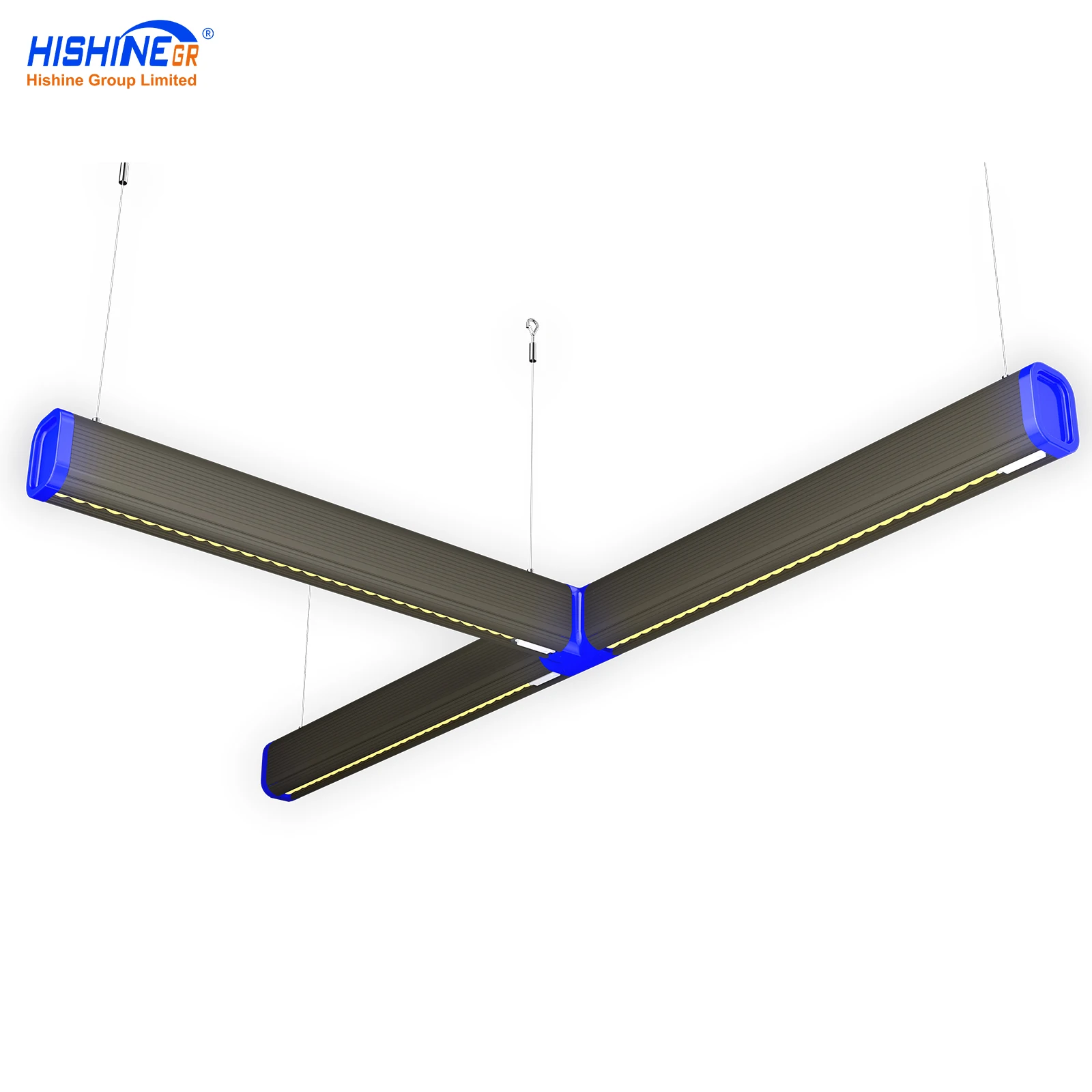 Customized Fluorescent Lens LED Linear High Bay light 60W Office Lighting Aluminum Housing 7year Warranty