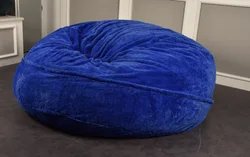 Extra large bean bag cover 7ft foam filled living room sofa faux fur giant sofa bed bean bag chair