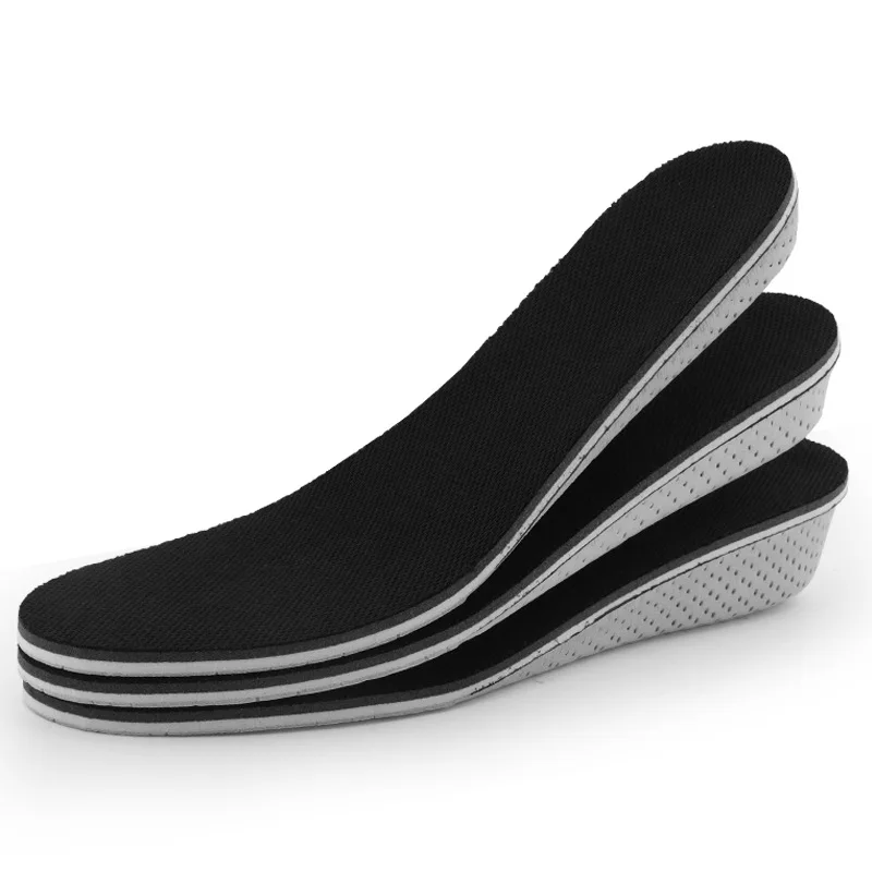 Factory Wholesale Invisible EVA Height Increase Insole One Layers 2/3/4cm Height Heel Insoles Inner Shoe Insoles